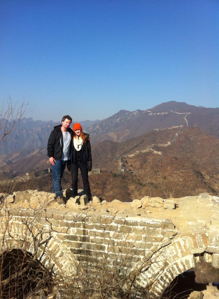 Visiting the Great Wall of China