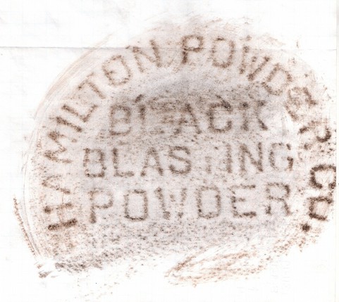 black blasting powder