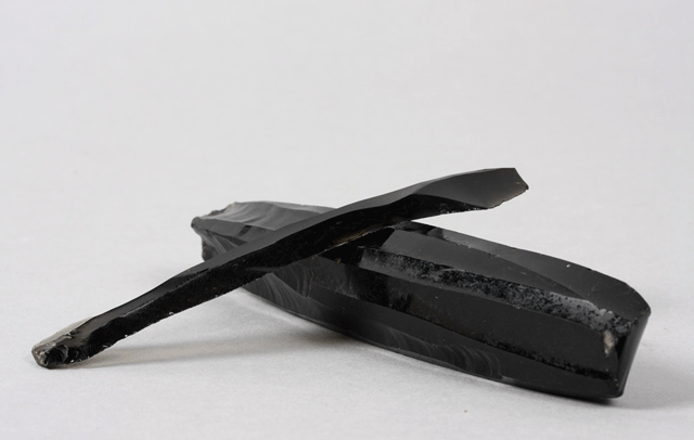 Obsidian blade and core